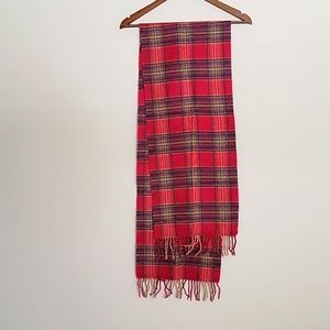 Softer Than Cashmere Fringed Plaid Scarf